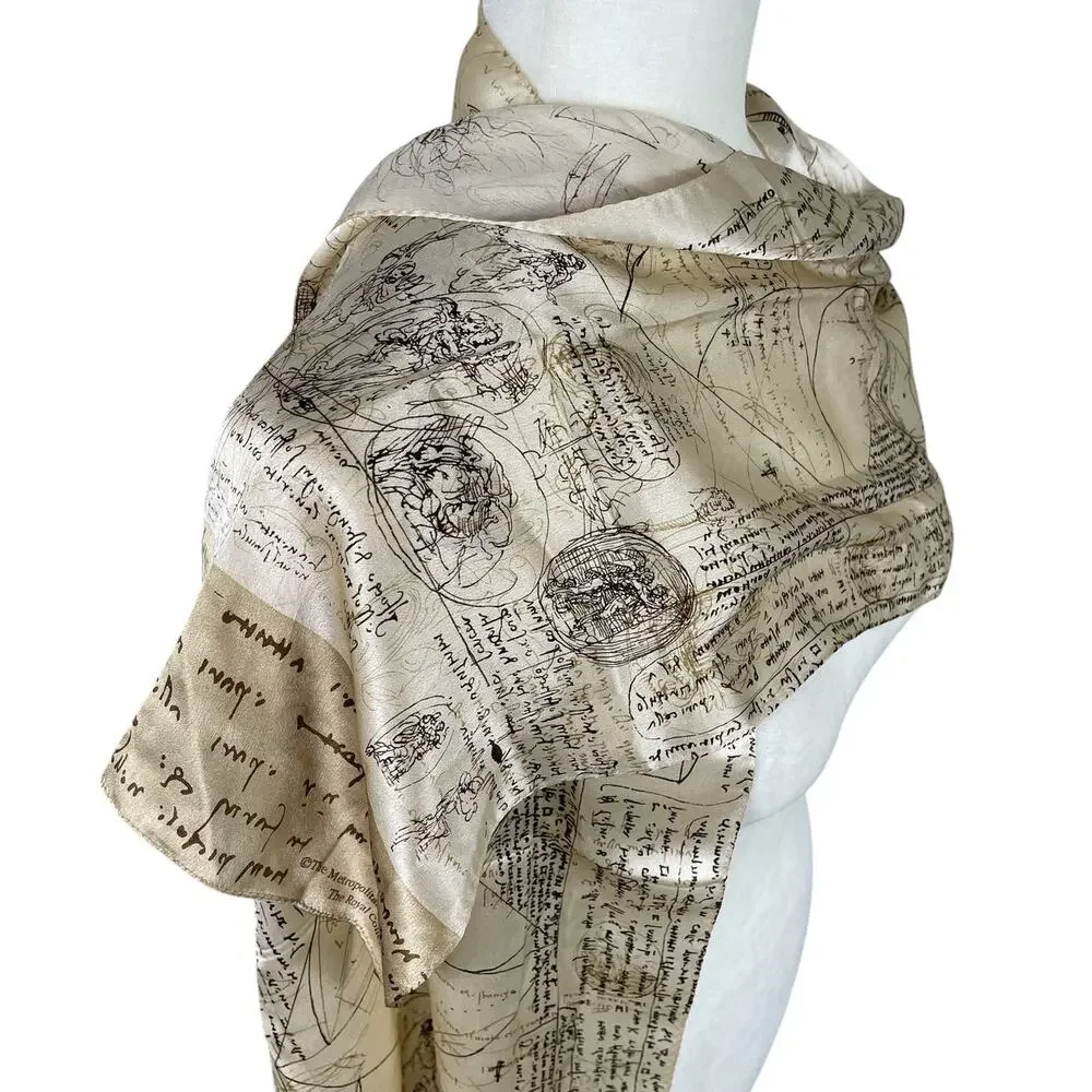 The Metropolitan Museum of Art The Royal Collection Leonardo Da Vinci Silk Scarf